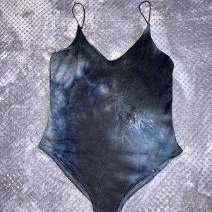 Spaghetti strap body suit.